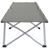 vidaXL Folding Camping Bed Folding 2 pcs Grey 194 x 62.5 x 42.5 cm