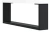 vidaXL Coffee Table High Gloss White 50x46x50 cm Engineered Wood