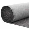 vidaXL Pool Fleece Folding Grey 1 x 25 m Polyester and cotton