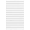 vidaXL Zebra Blind White 145x230 cm Fabric Width 140.9 cm Polyester