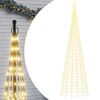 vidaXL LED Christmas Tree 3000 LEDs Warm White 800 cm