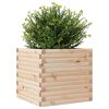 vidaXL Garden Planter 50x50x46 cm Solid Wood Pine