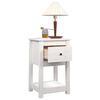 vidaXL Bedside Cabinets 2 pcs White 40x35x61.5 cm Solid Wood Pine