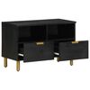vidaXL TV Cabinet Black 70x33x46 cm Engineered Wood
