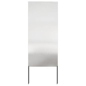 vidaXL Garden Privacy Screen Silver 50 x 140 cm Stainless steel