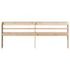vidaXL Headboard with Shelves 200 cm Solid Wood Pine