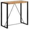 vidaXL Bar Table 110x55x110 cm Solid Rough Wood Mango
