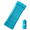 vidaXL Self Inflating Camping Mattress with Pillow 1-Person Blue