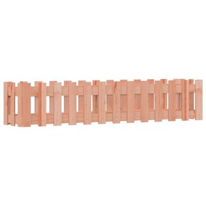 vidaXL Garden Raised Bed with Fence Design 150x30x30 cm Solid Wood Douglas
