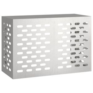 vidaXL Air Conditioner Cover Silver 90 x 40 x 60 cm Stainless Steel