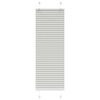 vidaXL Pleated Blind Light Grey 50x150 cm Fabric Width 49.4 cm Polyester