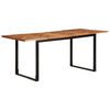 vidaXL Dining Table 180x90x75 cm Solid Wood Acacia