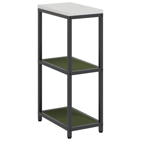 vidaXL Kitchen Storage with Shelf Olive Green 30 x 50 x 92 cm Steel