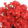 vidaXL Flower Garlands 3 pcs Red 85 cm