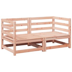 vidaXL Garden Sofa Set | Reddish-brown | Solid Douglas Fir Wood | Medium