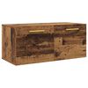 vidaXL Wall Cabinet Old wood 80 x 36.5 x 35 cm Engineered wood