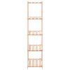vidaXL 5-Tier Storage Racks 5 pcs 80x38x170 cm Solid Pinewood 250 kg
