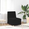 vidaXL Modular Sofa Unit Armless 2 pcs Black 55 x 74 x 82 cm
