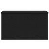vidaXL Storage Box Black Oak 60 x 35 x 35 cm Engineered Wood