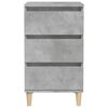 vidaXL Bedside Cabinet Concrete Grey 40x35x70 cm Engineered Wood