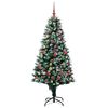 vidaXL Artificial Christmas Tree with 300 LEDs with Stand Green 180 cm