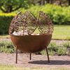 RedFire Handmade Garden Fireplace Narfi Rust Steel