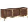 vidaXL TV Cabinet 120x30x46 cm Solid Mango Wood