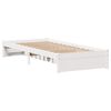 vidaXL Bed Frame without Mattress White 90x200 cm Solid Wood Pine