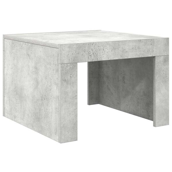 vidaXL Coffee Table Concrete Grey 50x50x35 cm Engineered Wood