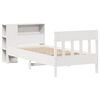 vidaXL Bookcase Bed without Mattress White 100x200cm Solid Wood Pine