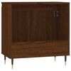 vidaXL Bathroom Cabinet Brown Oak 58x33x60 cm Engineered Wood