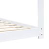 vidaXL Kids Bed Frame White Solid Pine Wood 90x200 cm