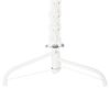 vidaXL Slim Artificial Half Christmas Tree with Stand White 120 cm