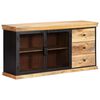 vidaXL Sideboard 150x40x75 cm Solid Mango Wood
