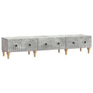 vidaXL TV Cabinet Concrete Grey 147 x 34.5 x 30 cm Engineered Wood