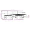 vidaXL 7 Piece Garden Lounge Set Solid Wood Douglas