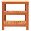 vidaXL Work Bench Wax Brown 78.5 x 50 x 80 cm Solid Pine Wood