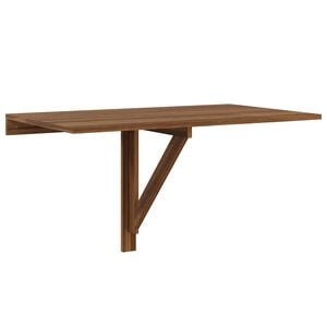 vidaXL Folding Wall Table Brown Oak 100x60x56 cm Engineered Wood