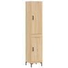 vidaXL Highboard Sonoma Oak 34.5x34x180 cm Engineered Wood