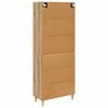 vidaXL Highboard Artisan Oak 69.5 x 34 x 180 cm Engineered Wood