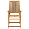 vidaXL 7 Piece Garden Dining Set 180x90x75 cm Solid Wood Acacia