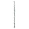 vidaXL Christmas Ball Garland Silver 186 cm Polystyrene