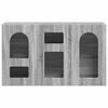 vidaXL Sideboard Grey Sonoma 100 x 35 x 59 cm Engineered Wood