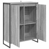 vidaXL Shoe Cabinet Grey Sonoma 79 x 36 x 100 cm Engineered Wood
