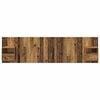 vidaXL Headboard with Cabinet 3 pcs Old Wood Engineered Wood