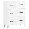 vidaXL Sideboard High Gloss White 69,5x34x90 cm Engineered Wood