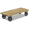 vidaXL Coffee Table Mango Wood 120x60x30 cm