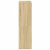 vidaXL Book Cabinet Sonoma Oak 66x31x112 cm Engineered Wood