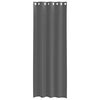 vidaXL Voile Curtains with Grommets 2 pcs Dark Grey 140x260 cm