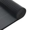 vidaXL Rug Rectangular Black 60x500 cm Bamboo